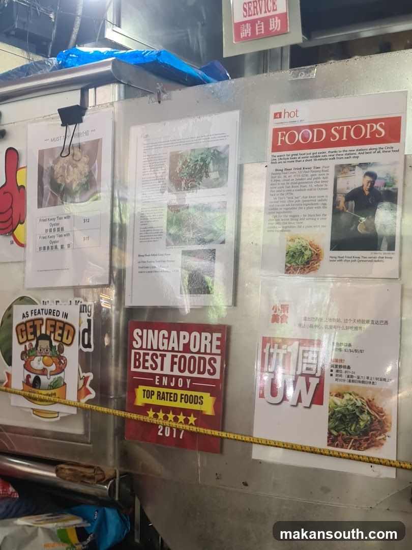 Food Stall Display Wall
