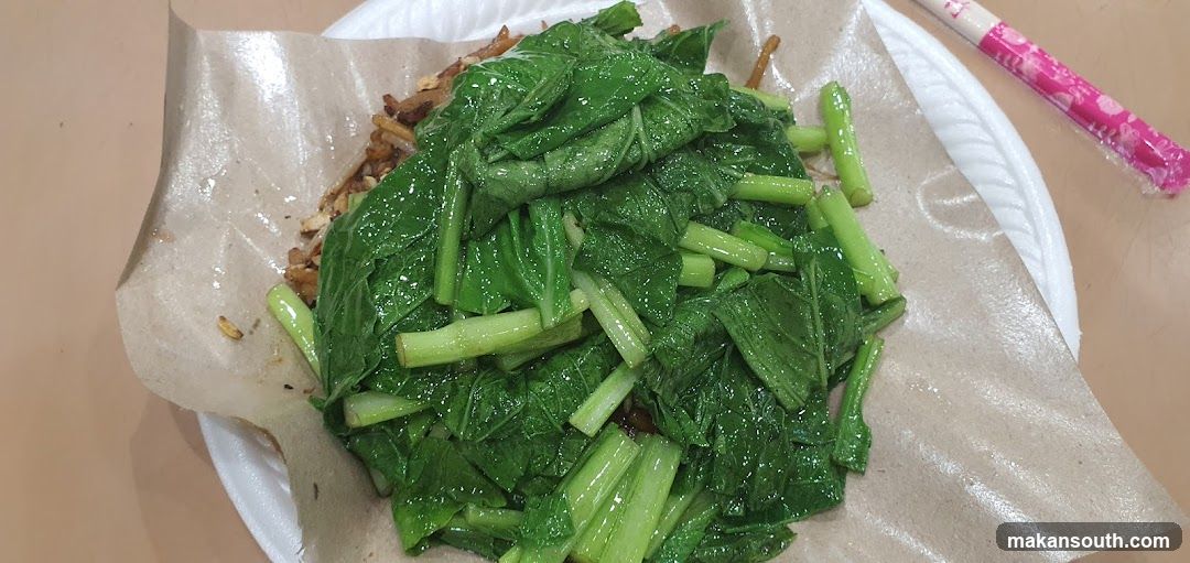 Stir-fried Greens on Paper