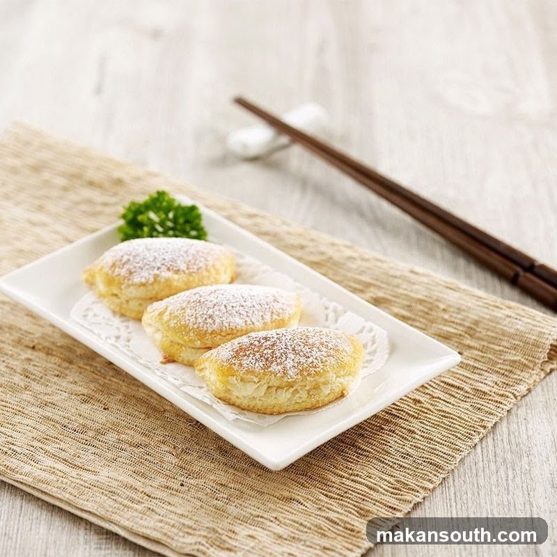Dessert Pastries on a Plate