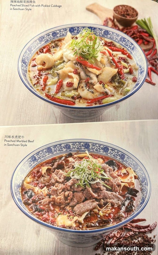 Sichuan Style Poached Fish and Beef