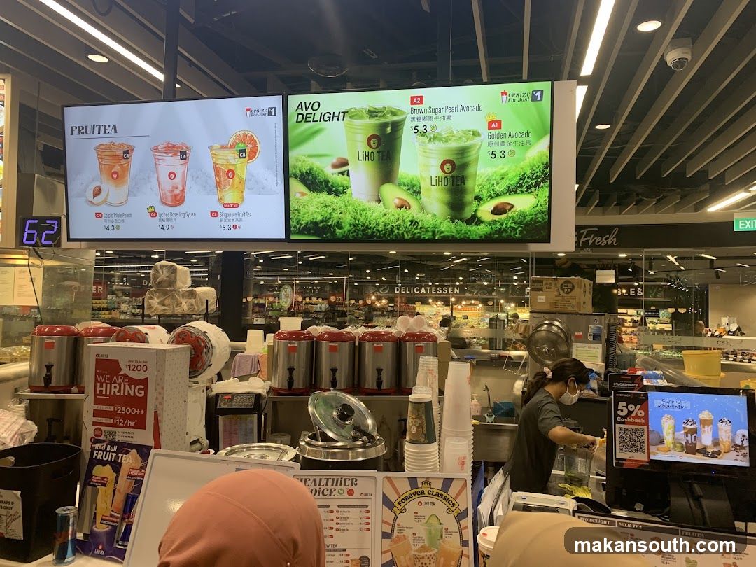 Fruit Tea and Avo Delight Display
