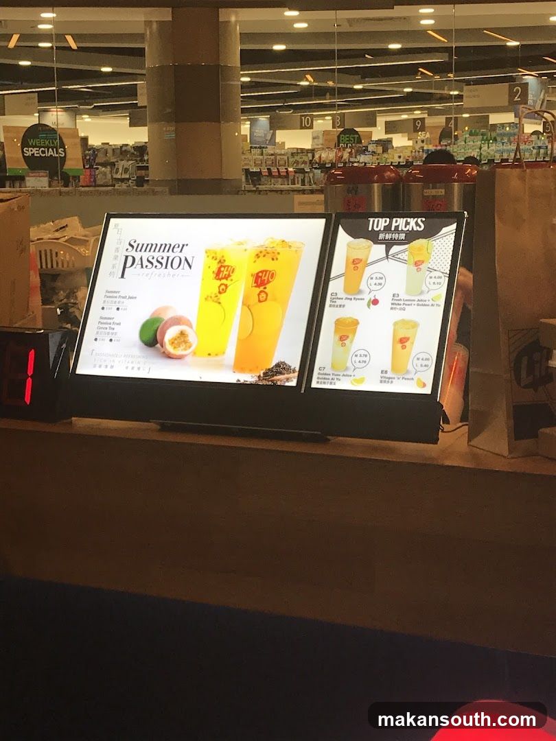 Beverage Display in Store