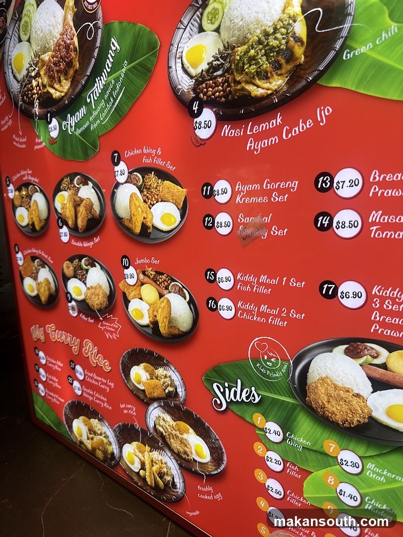 Nasi Lemak Ayam Taliwang Box