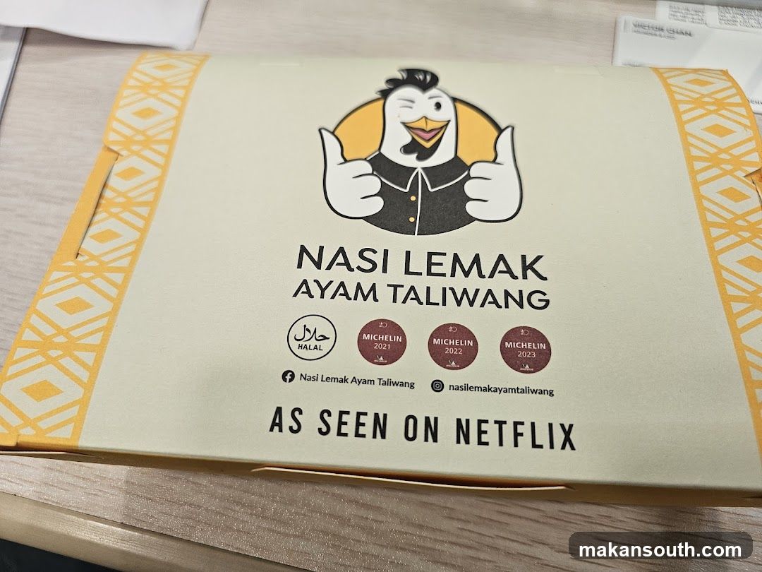 Nasi Lemak Menu Board