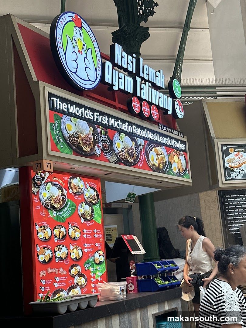 Food Court Interior with Multiple Stalls