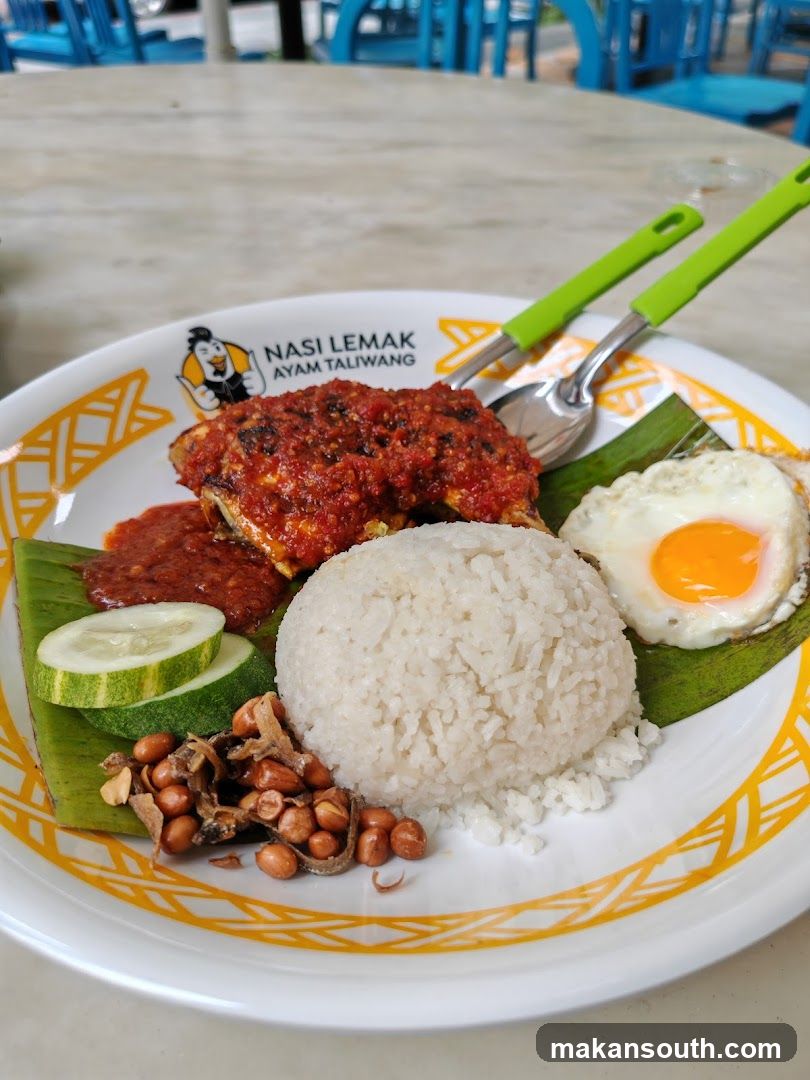 Nasi Lemak Ayam Taliwang Lunch Plate