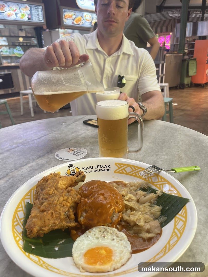 Nas Lemak Ayam Talhuan Meal