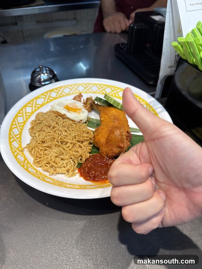 Nasi Lemak in Takeout Box