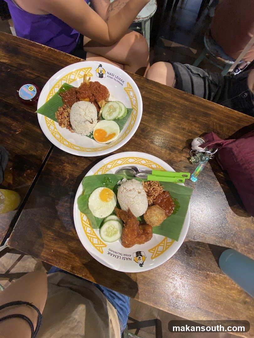 Nasi Lemak Plate
