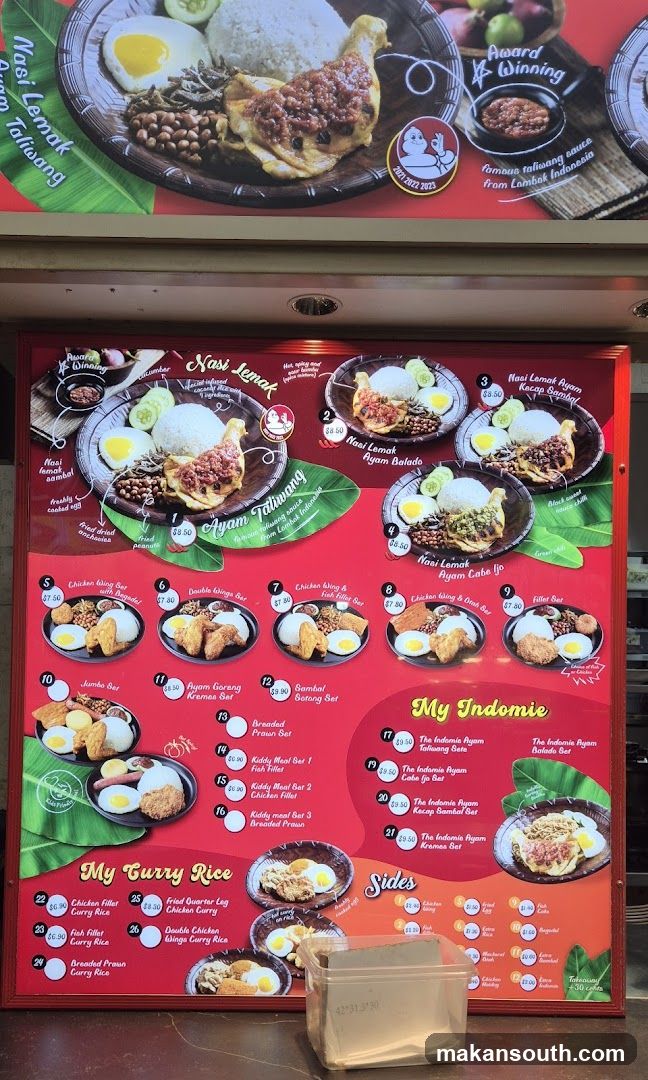Nasi Lemak Ayam Taliwang Box