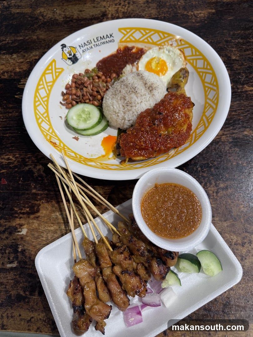 Nasi Lemak Menu Board