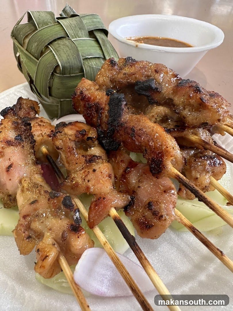 Grilled Satay Skewers with Side Dishes