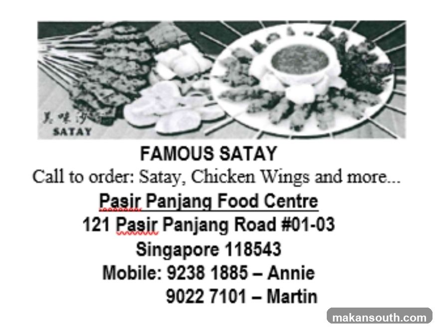 Famous Satay Advertisement