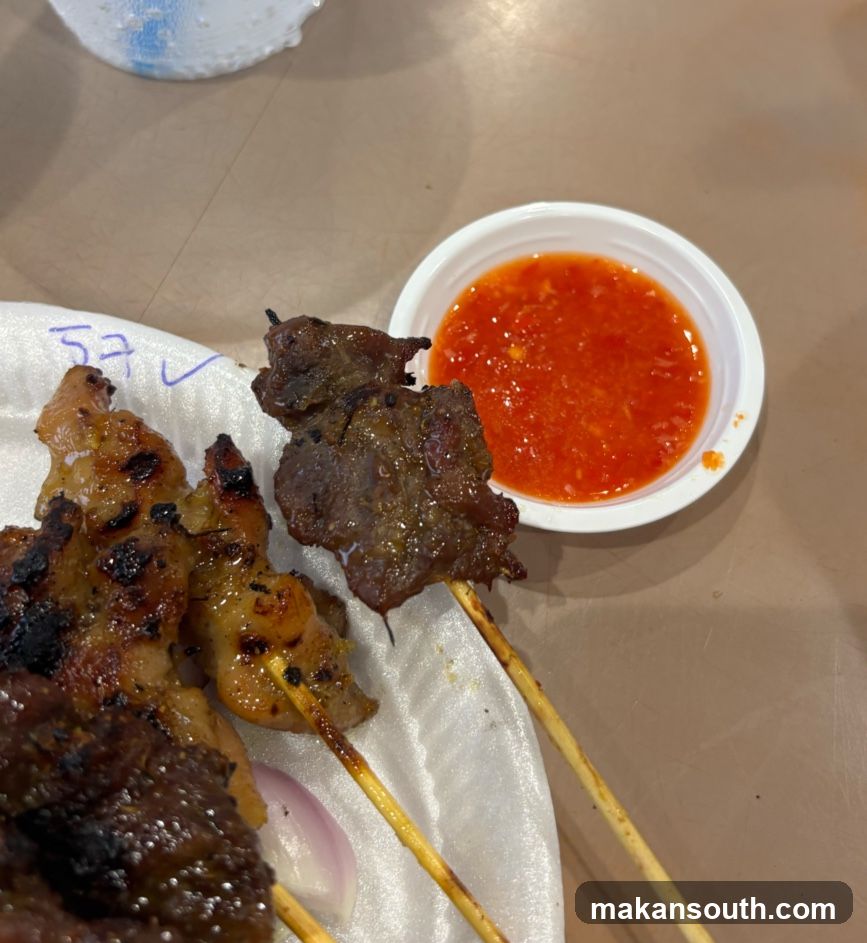 Sambal with Satay Skewers