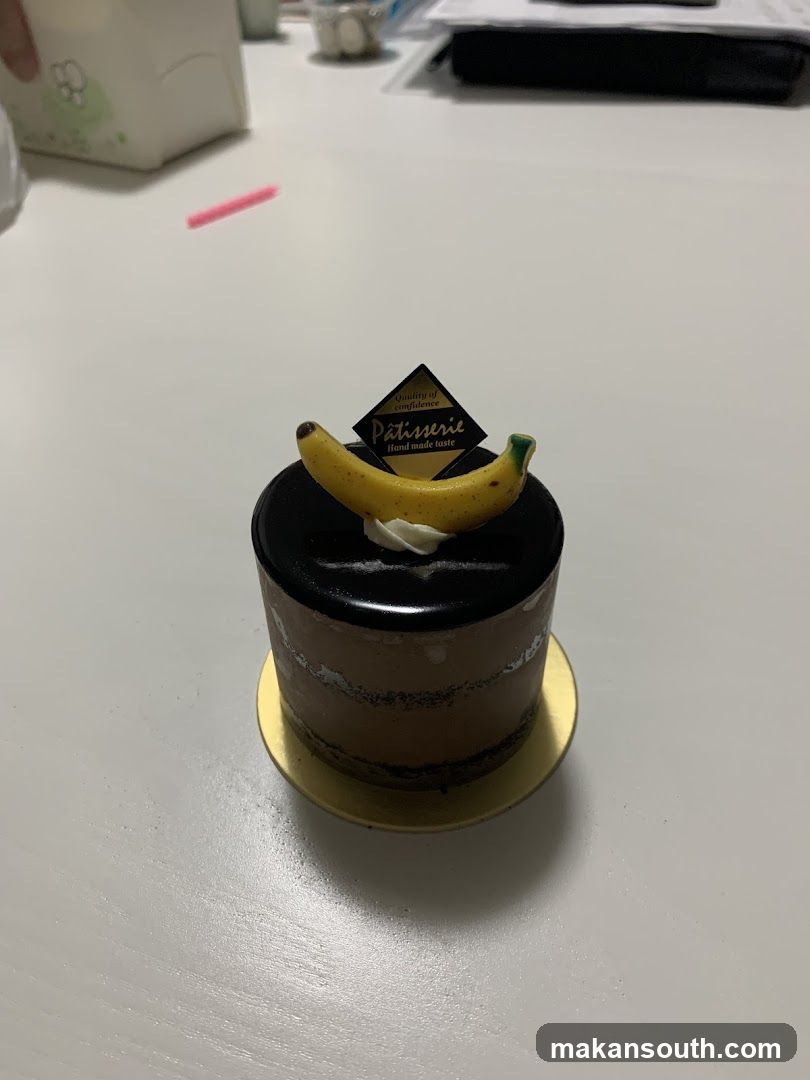 Banana Cake with Chocolate Frosting