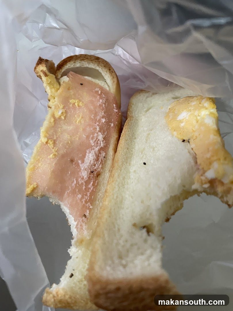 Sandwich with Ham and Egg