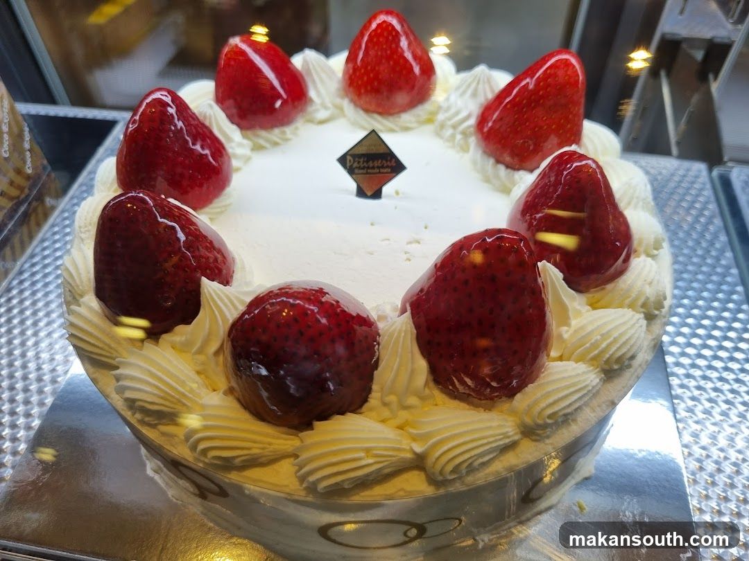 Strawberry Cream Cake Display