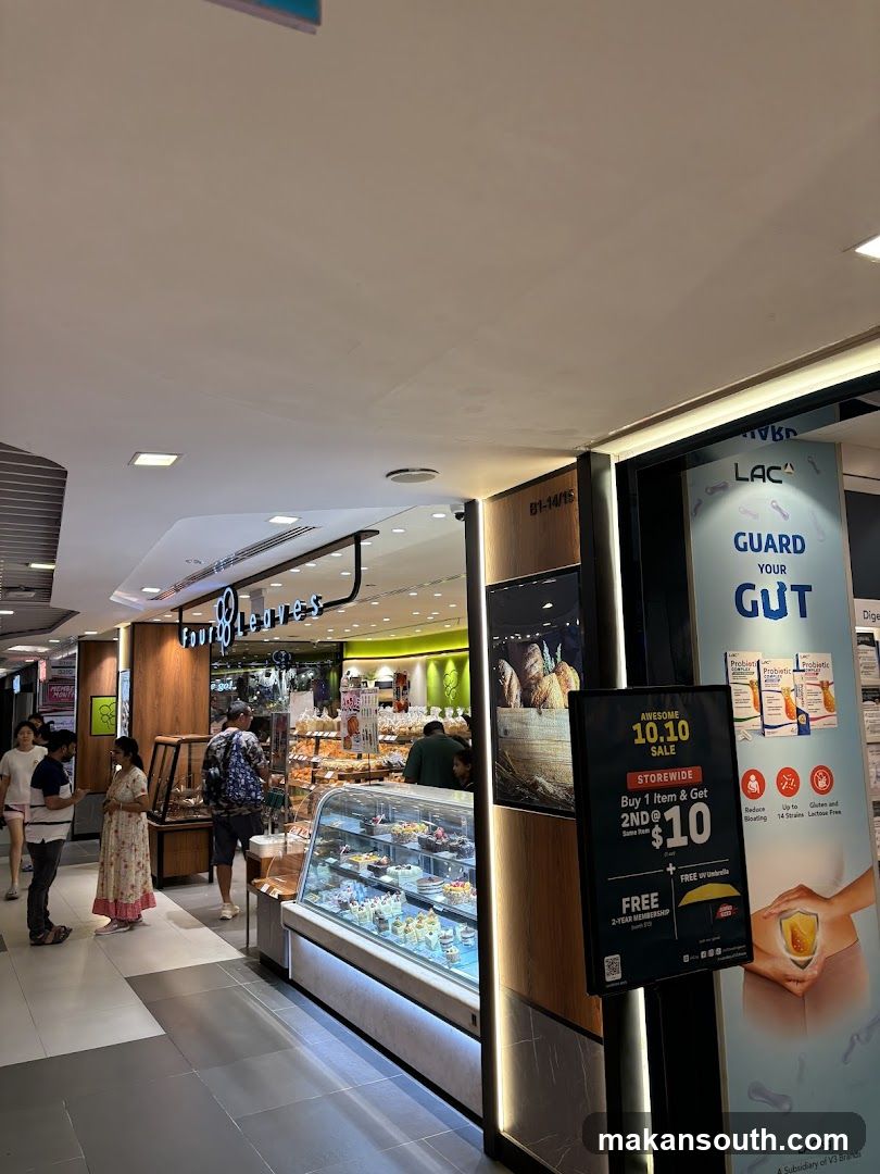 Shopping Mall Interior with Storefronts and Displays
