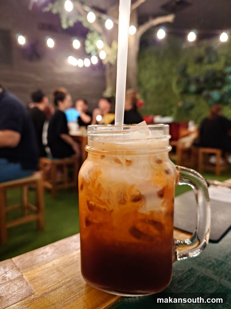Iced Coffee in Mason Jar