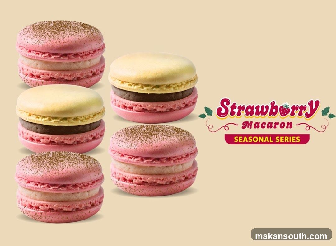 Strawberry Macaron Seasonal Series
