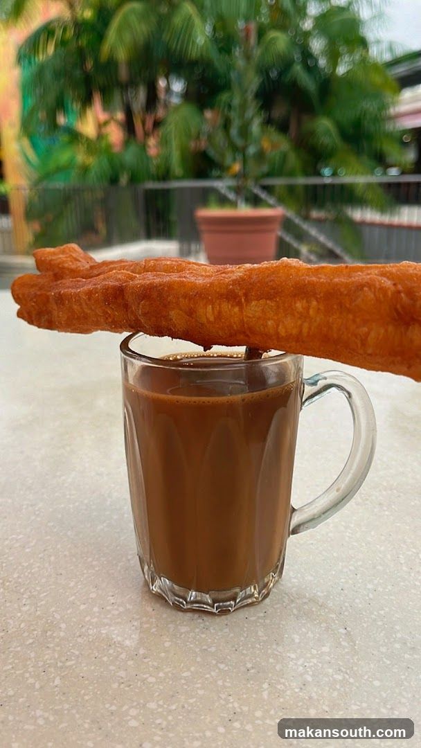 Coffee and Fried Dough Stick