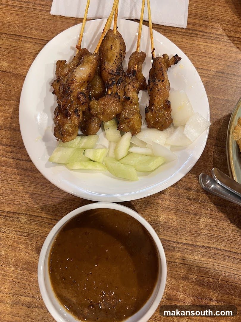 Chicken Satay with Peanut Sauce