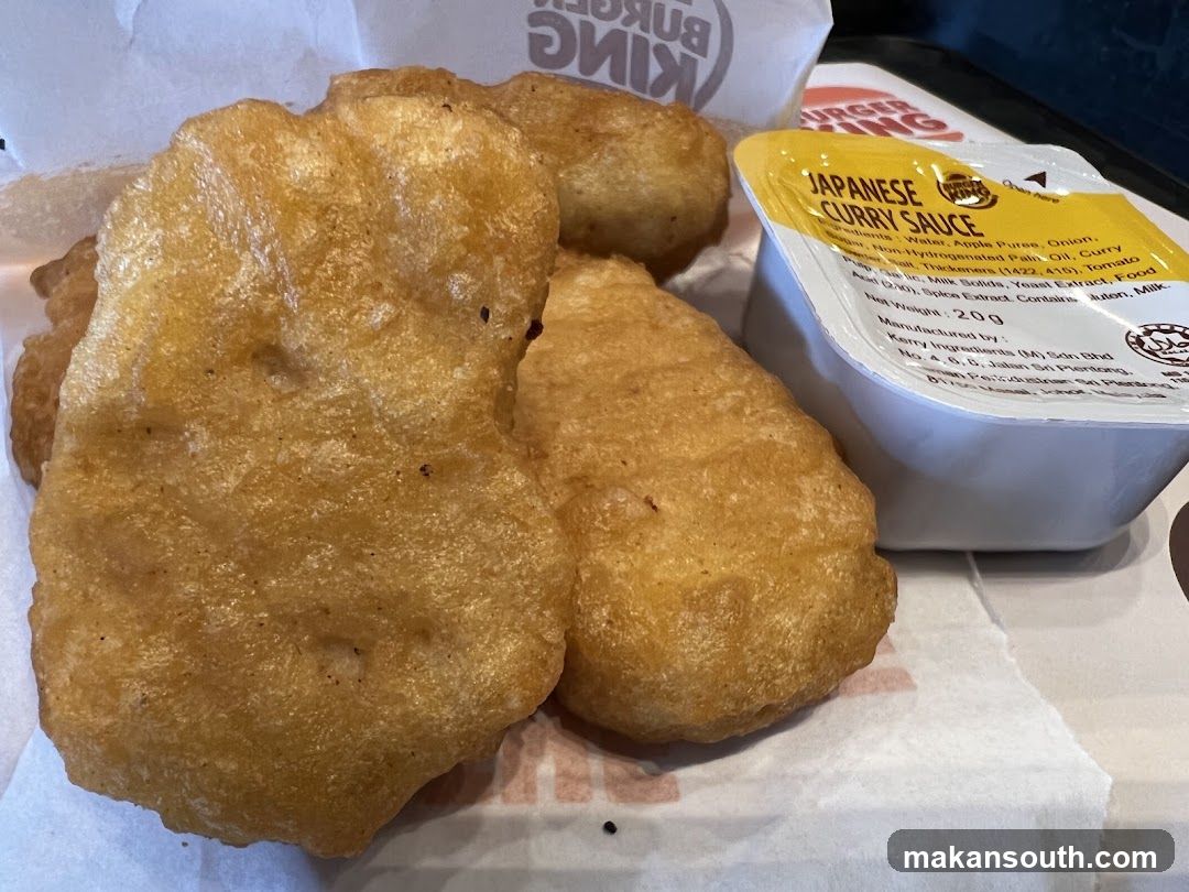 Burger King Japanese Curry Sauce Side Dish