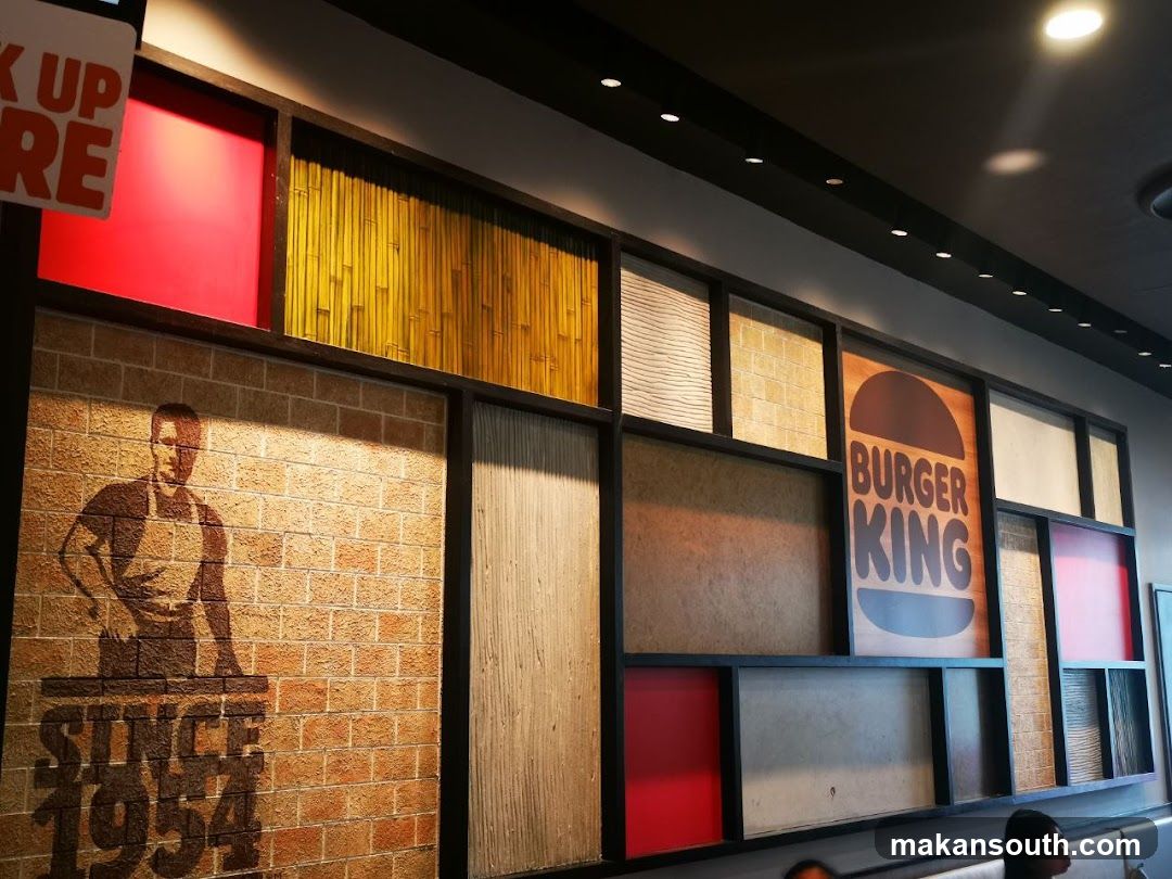 Burger King Interior Wall Display