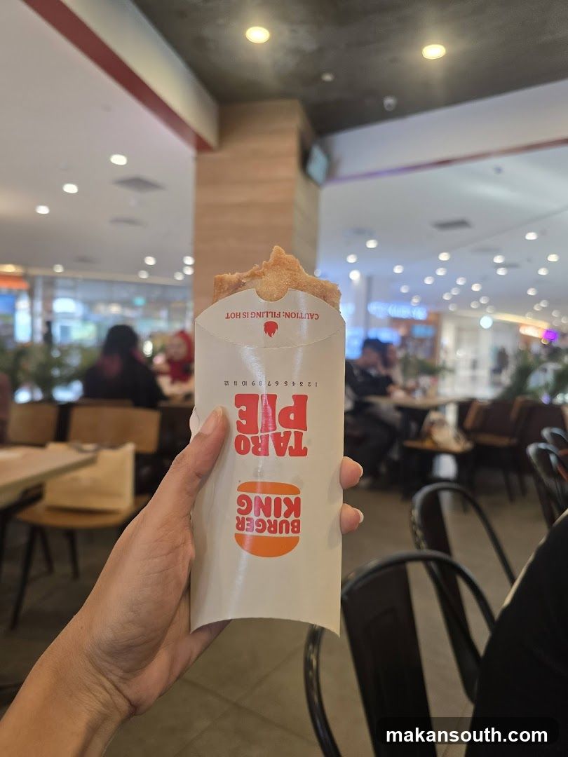 Taro Pie at Burger King