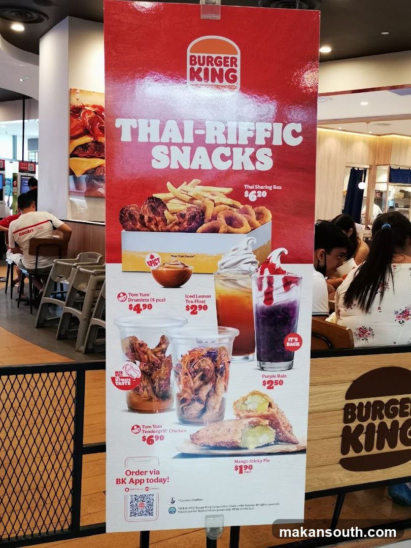 Burger King Thai-Riffic Snacks Ad