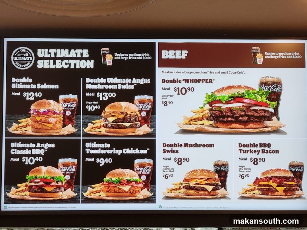 Ultimate Selection Menu Board