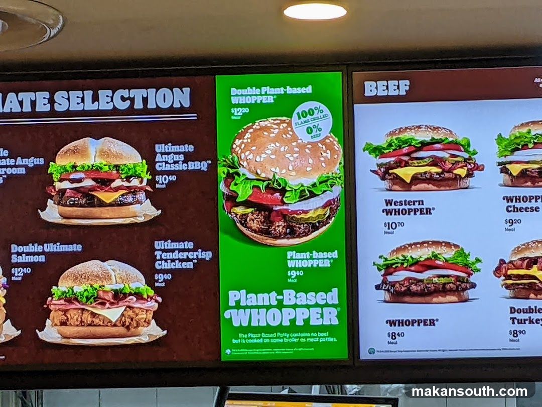 Burger Menu Board