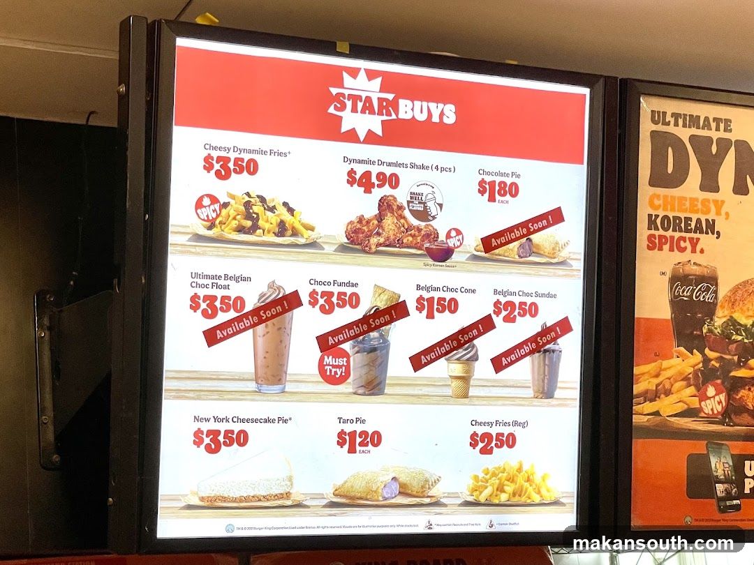 Star Buys Menu Board