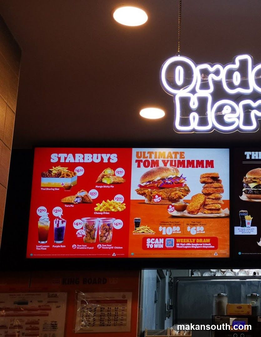 Fast Food Restaurant Interior Display