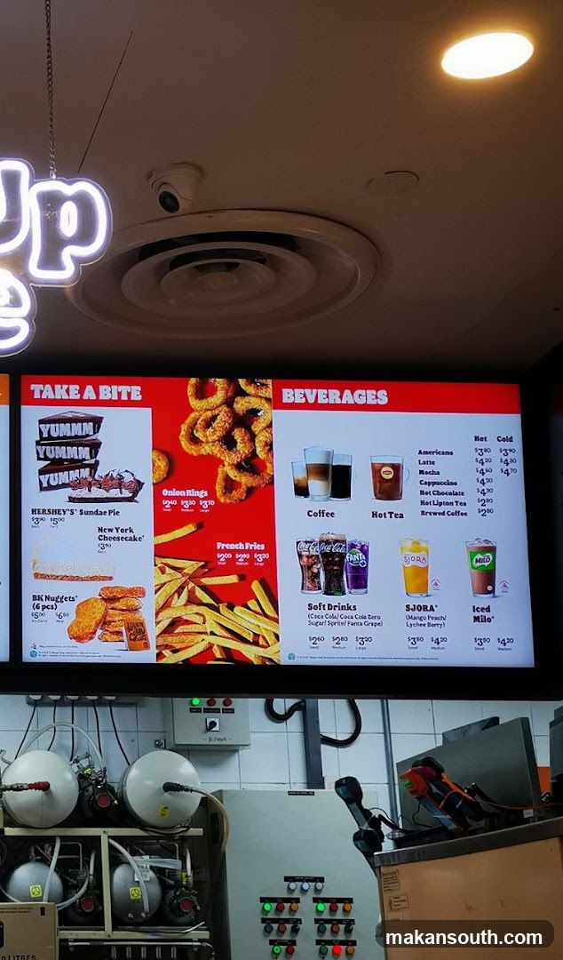Fast Food Menu Board