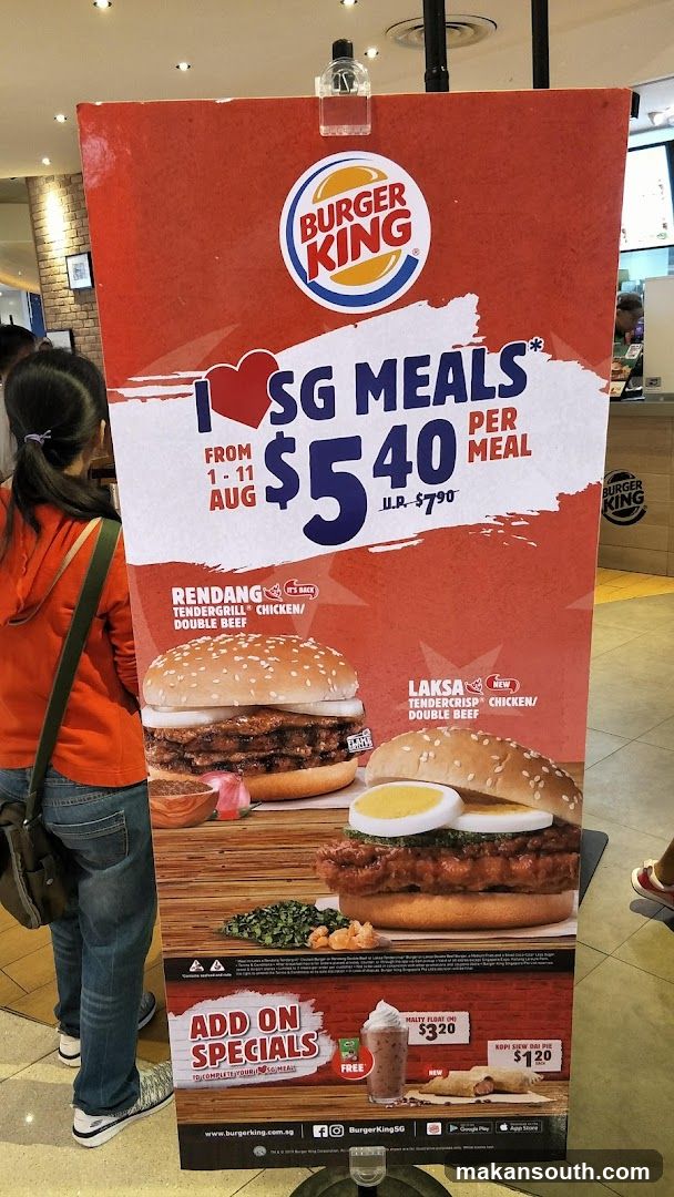 Burger King SG Meals Promotion