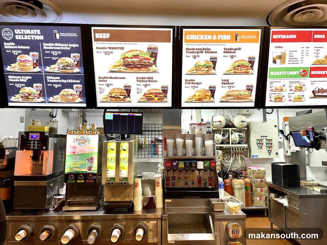 Fast Food Restaurant Interior