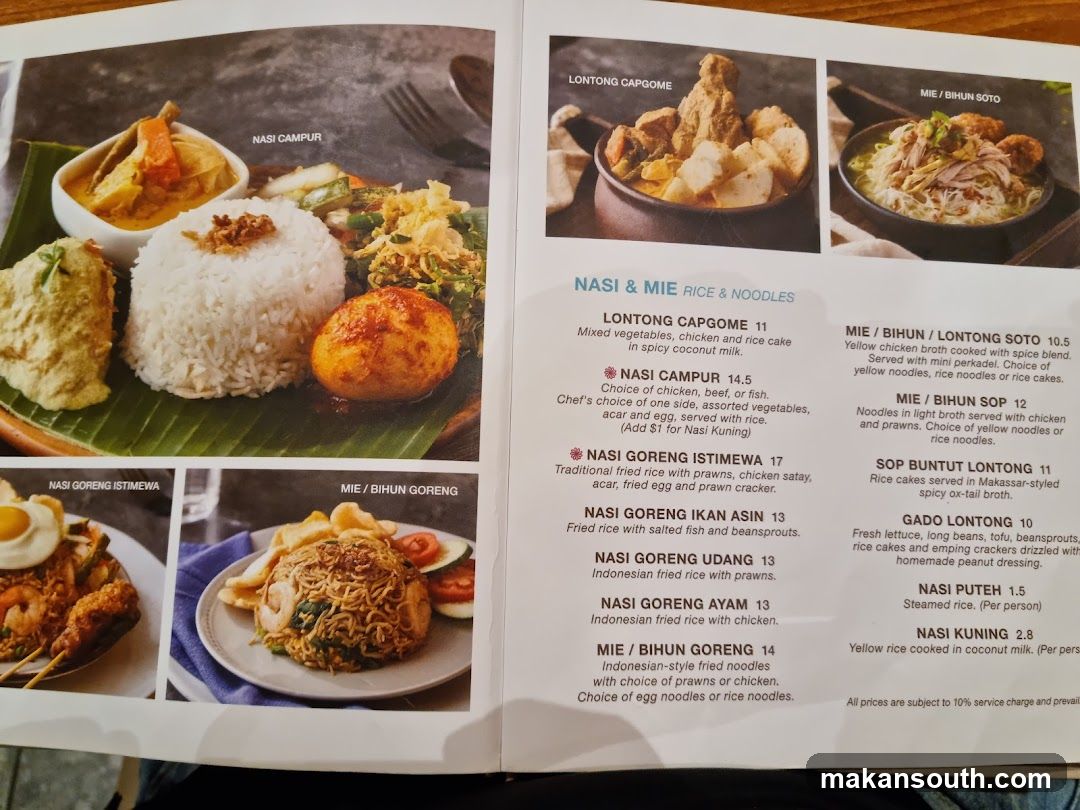 NASI & MIE RICE & NOODLES