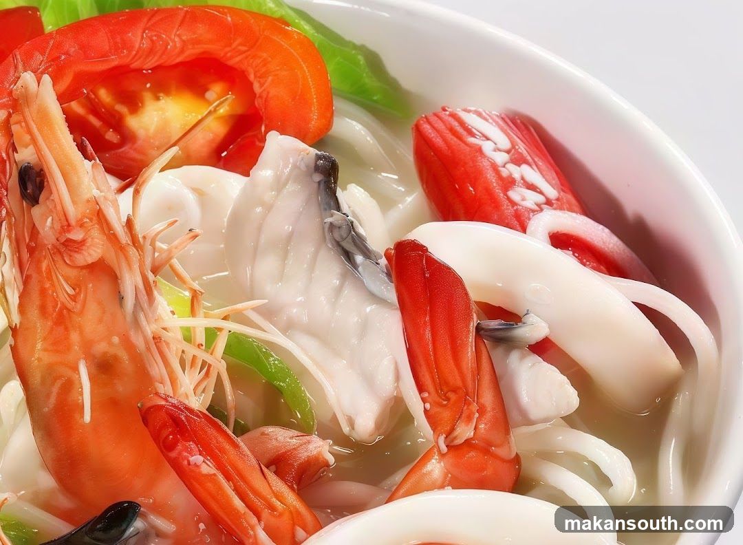 Seafood Noodle Bowl