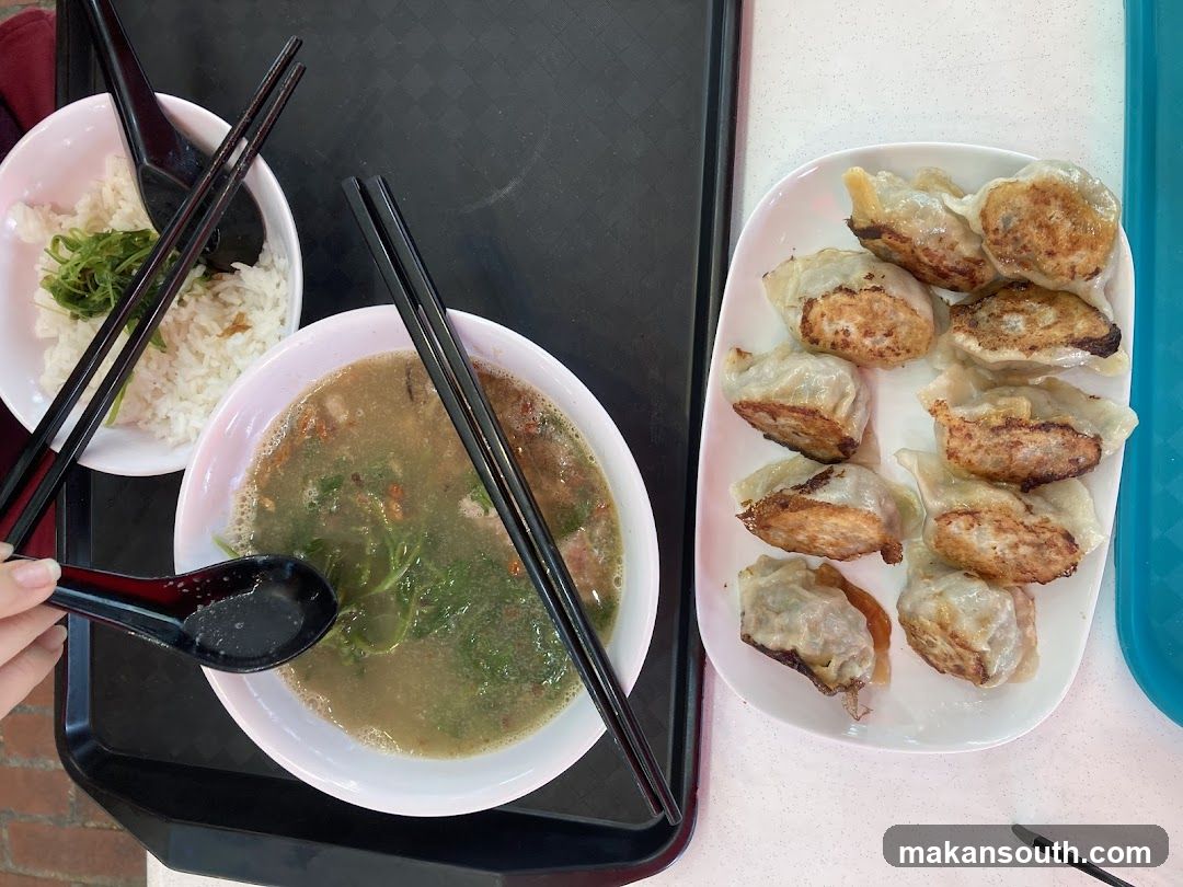 Dumpling and Soup Meal
