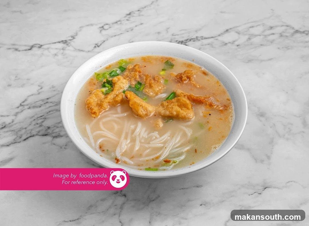Fried Chicken Noodle Soup Bowl