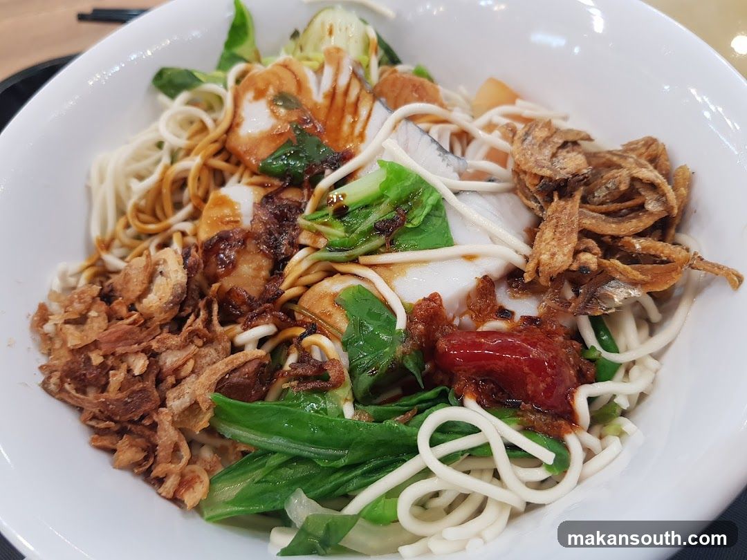Noodle Dish with Toppings