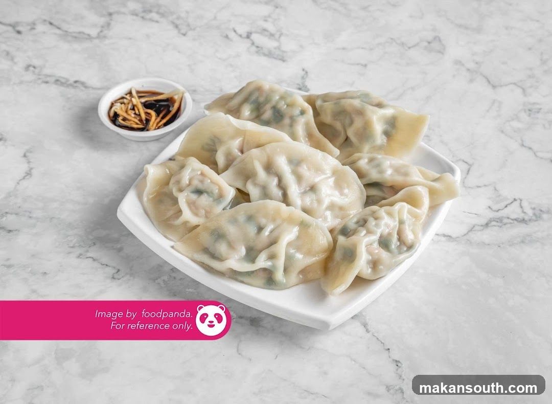 Dumplings with dipping sauce