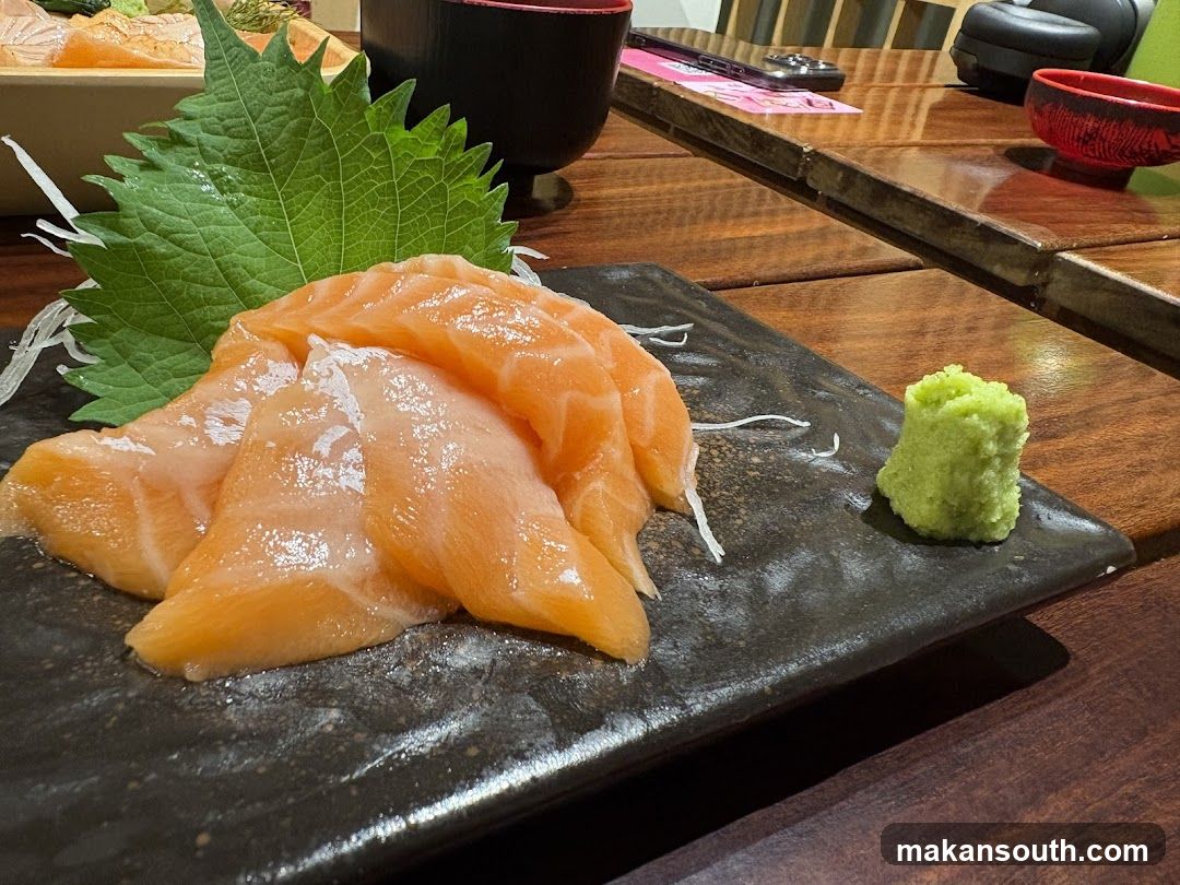 Sashimi Platter with Wasabi
