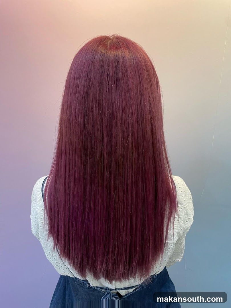 Red Hair Back View