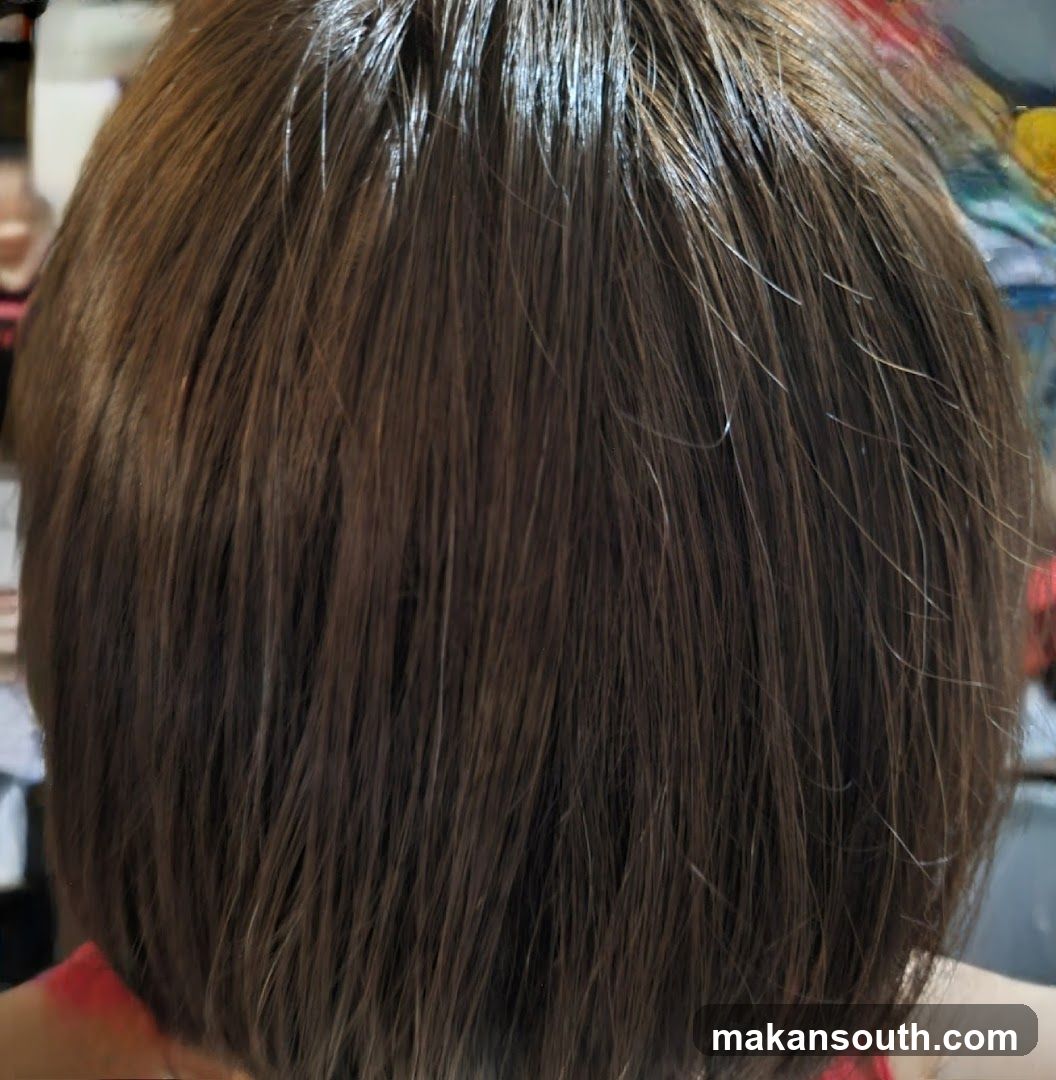 Back of Head with Short Brown Hair