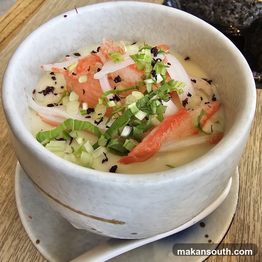 Creamy Soup with Crab and Scallions