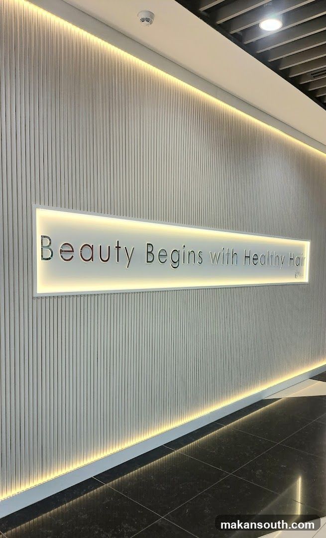 Beauty Begins with Healthy Hair Signage
