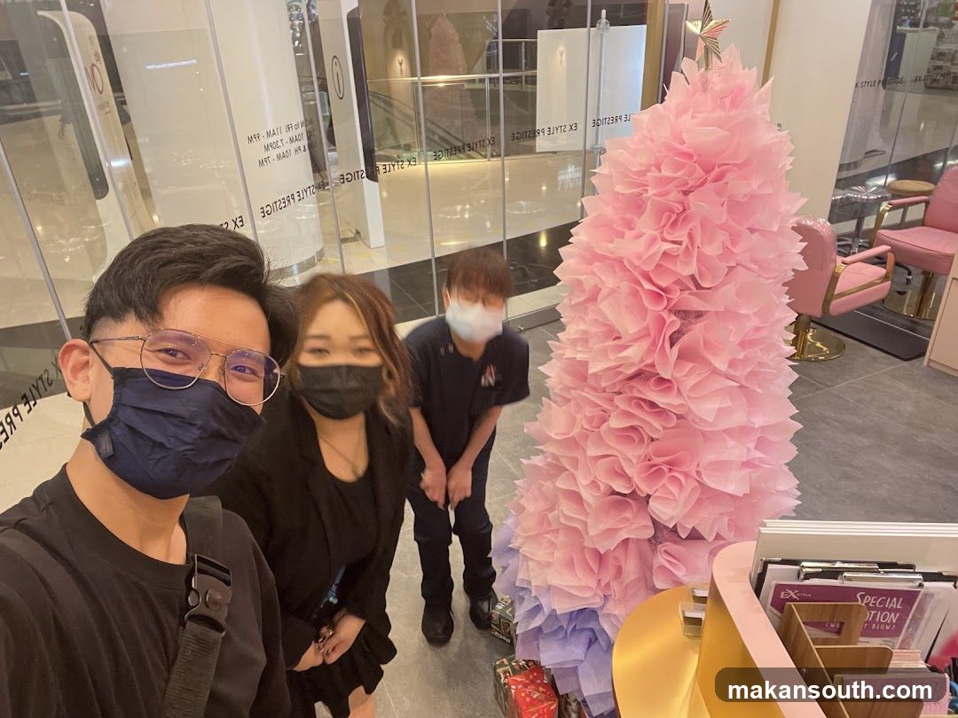 Salon Interior with Pink Decor