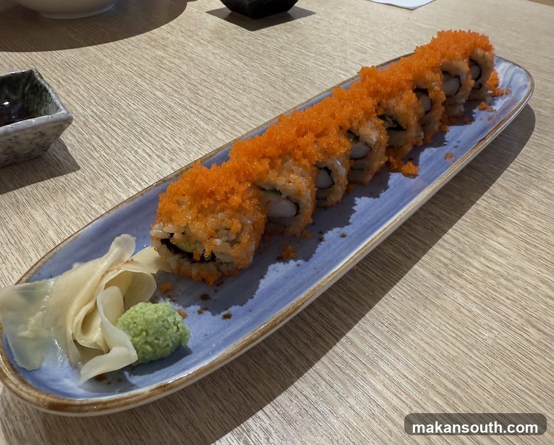Sushi Roll with Tuna Caviar